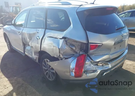 2016 Nissan Pathfinder Sl из США, поврежденный, VIN 5N1AR2MM7GC666893